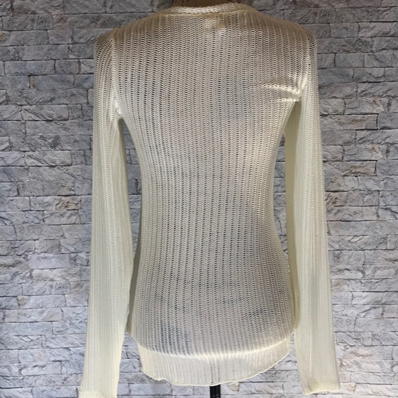 FREE PEOPLE | Textured Blouse | Cream | Medium - Picture 6 of 7